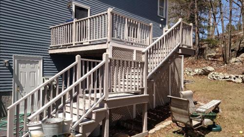 Composite deck and stairs